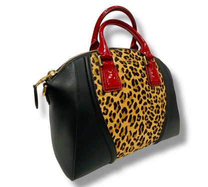 Nannini Firenze BORSA 100% PELLE LINEA Glamour ART. 16415 Leopardato