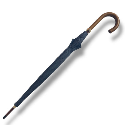 Ombrello classico manico in Canna di Malacca  tessuto Nylon lavorazione artigianale Ombrelli Domizio dal 1989 made in Italy F2