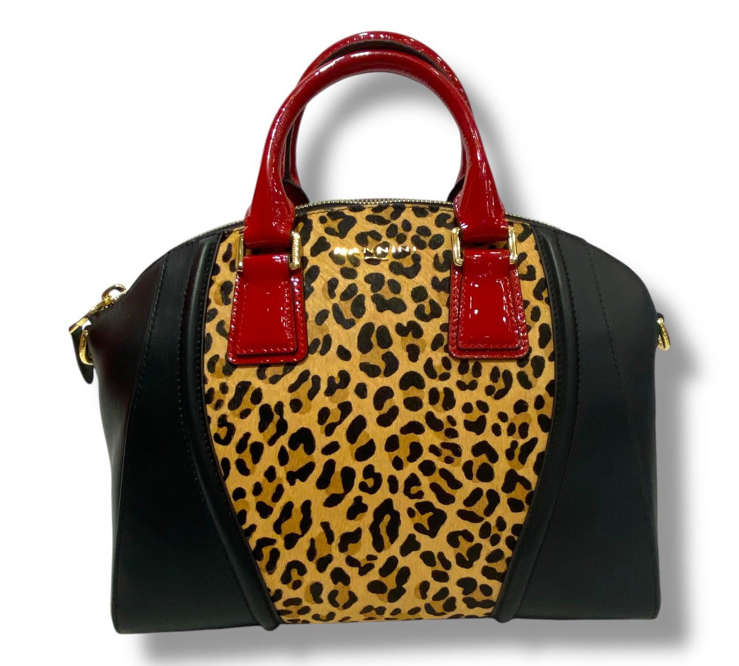 Nannini Firenze BORSA 100% PELLE LINEA Glamour ART. 16415 Leopardato