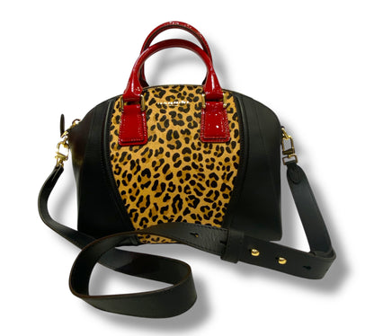 Nannini Firenze BORSA 100% PELLE LINEA Glamour ART. 16415 Leopardato