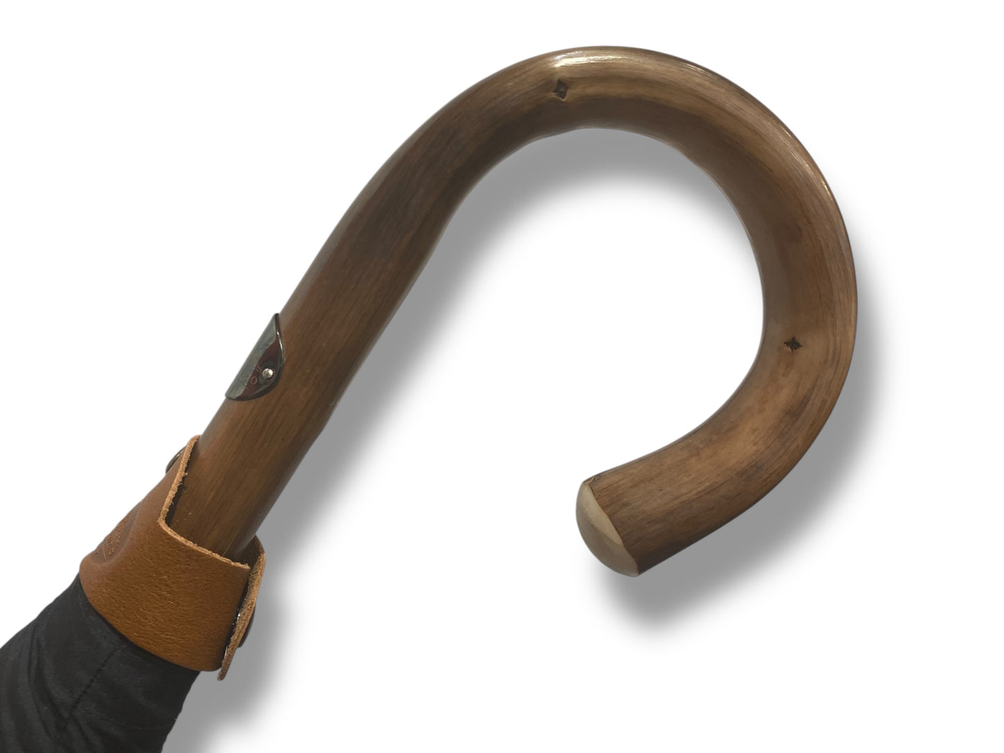 IL Gigante della Pioggia BIG manico in Castagno 10 stecche fibra di carbonio Lavorazione artigianale Ombrelli Domizio dal 1989 Made in Italy