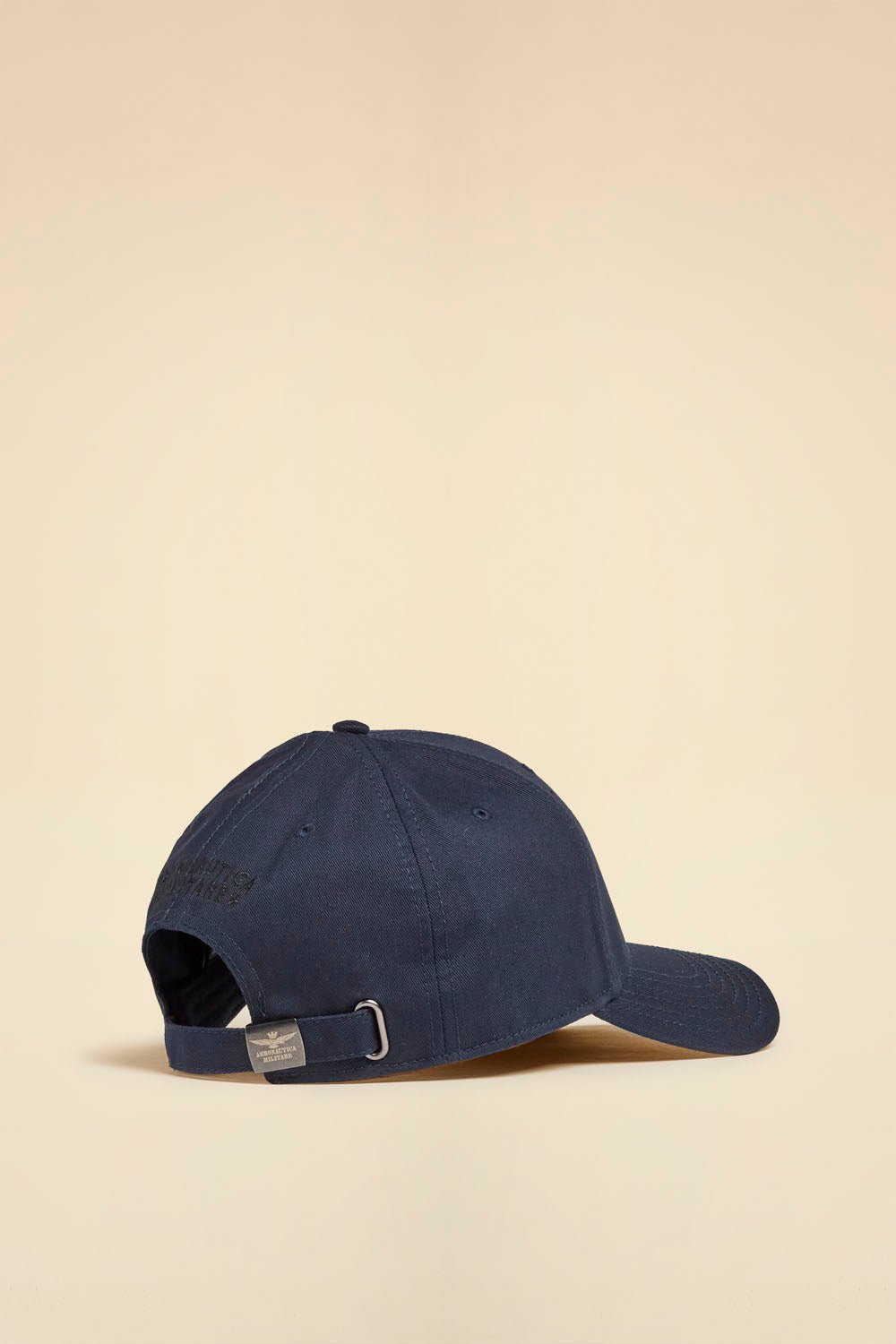 Aeronautica Militare Iconico cappellino in cotone con logo Nero - Pelletteria Domizio