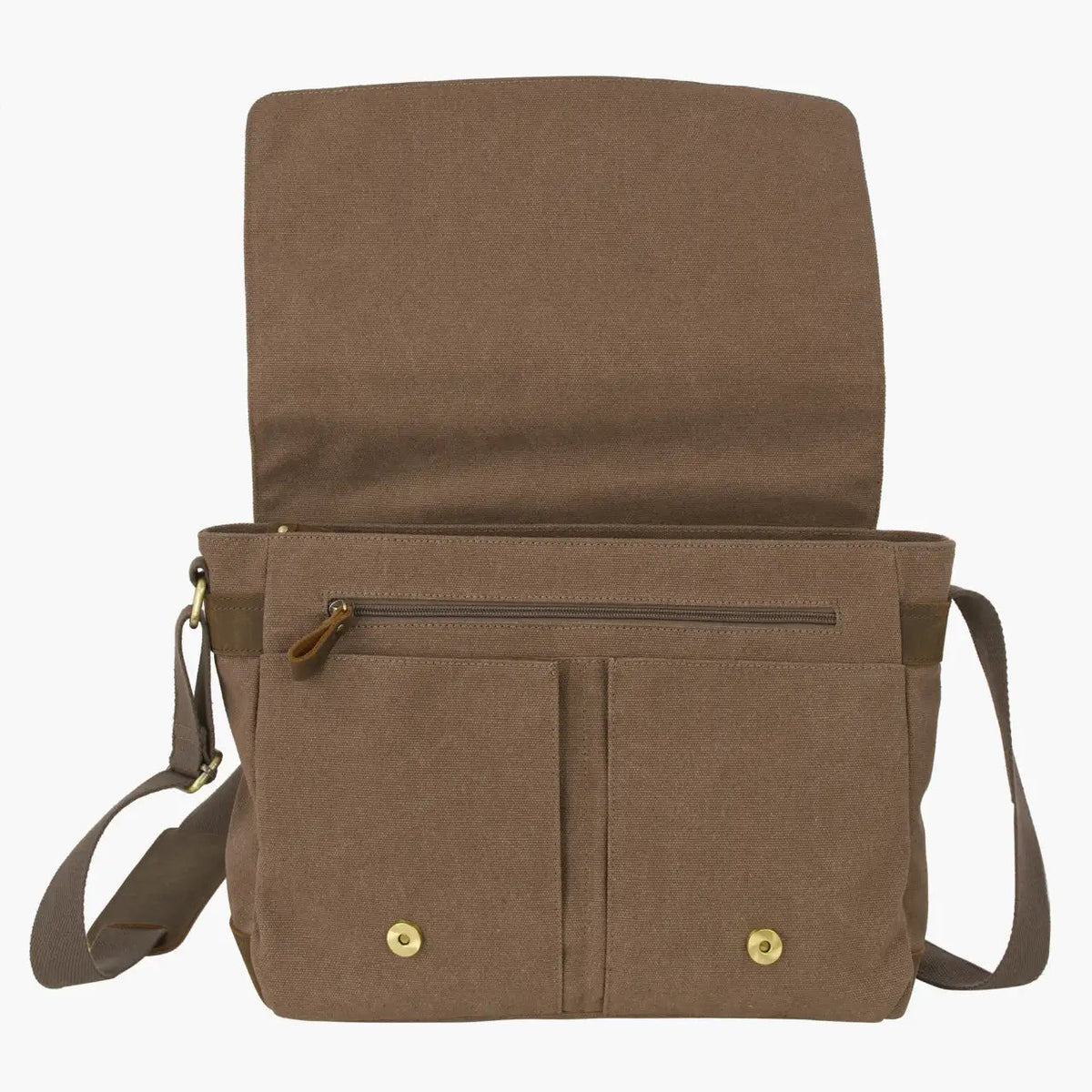 Aeronautica Militare Messenger porta PC linea Canvas Verde - Pelletteria Domizio