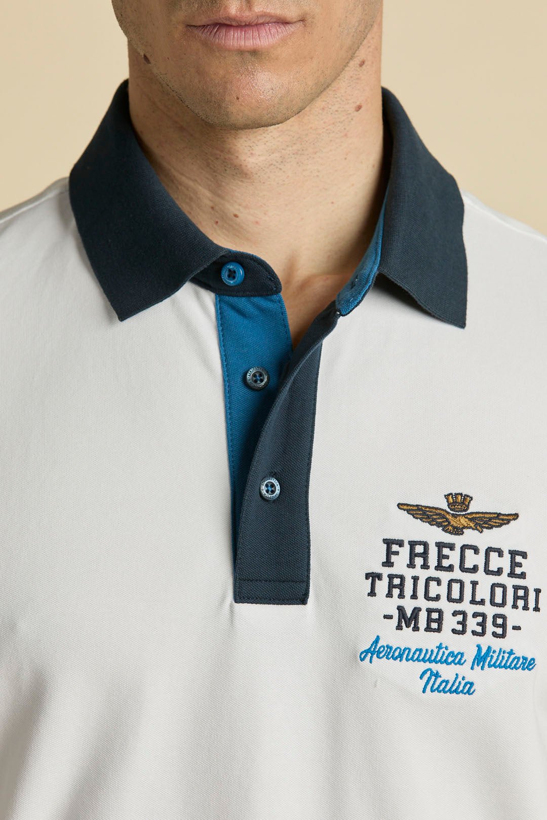 Aeronautica Militare Polo Frecce Tricolori con ricami - Pelletteria Domizio