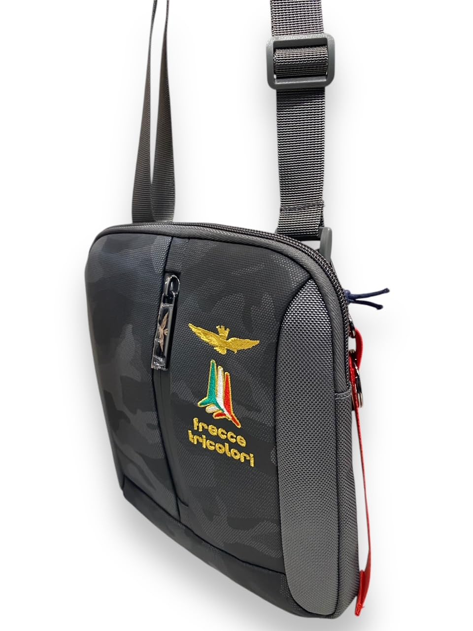 Aeronautica Militare Tracolla linea Drone Art. 520 Antracite - Pelletteria Domizio