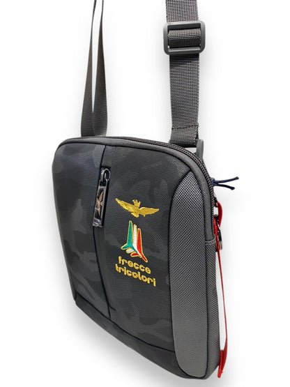 Aeronautica Militare Tracolla linea Drone Art. 520 Antracite - Pelletteria Domizio