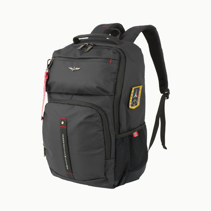 Aeronautica Militare Zaino uomo porta PC linea Patch NERO - Pelletteria Domizio