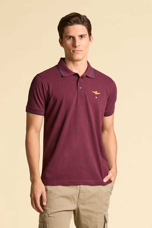 Polo basica manica corta in cotone