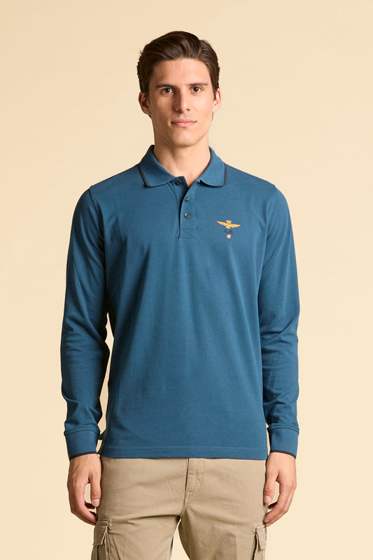 Polo basica manica corta in cotone