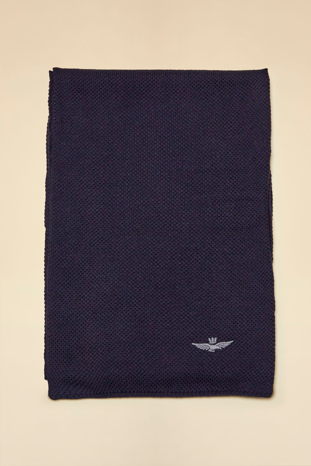 Sciarpa in cotone-lana punto riso