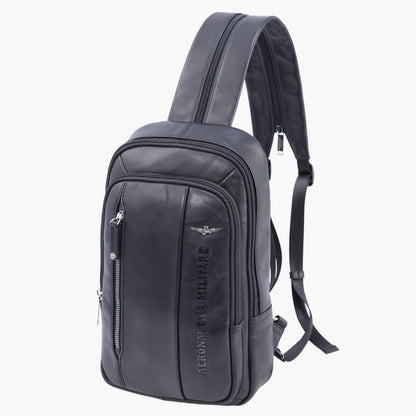 Thunder Am 462 leather shoulder bag and backpack 