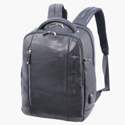 Thunder AM 464 leather laptop backpack 