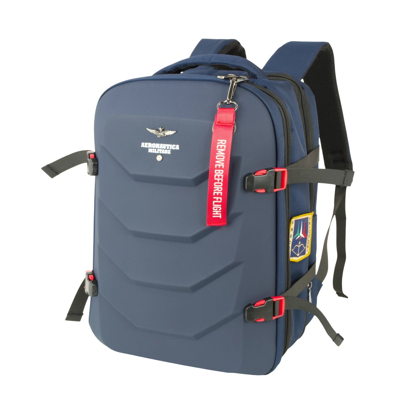 Aeronautica Militare Zaino uomo porta PC rigido linea Patch  BLU AM582BL