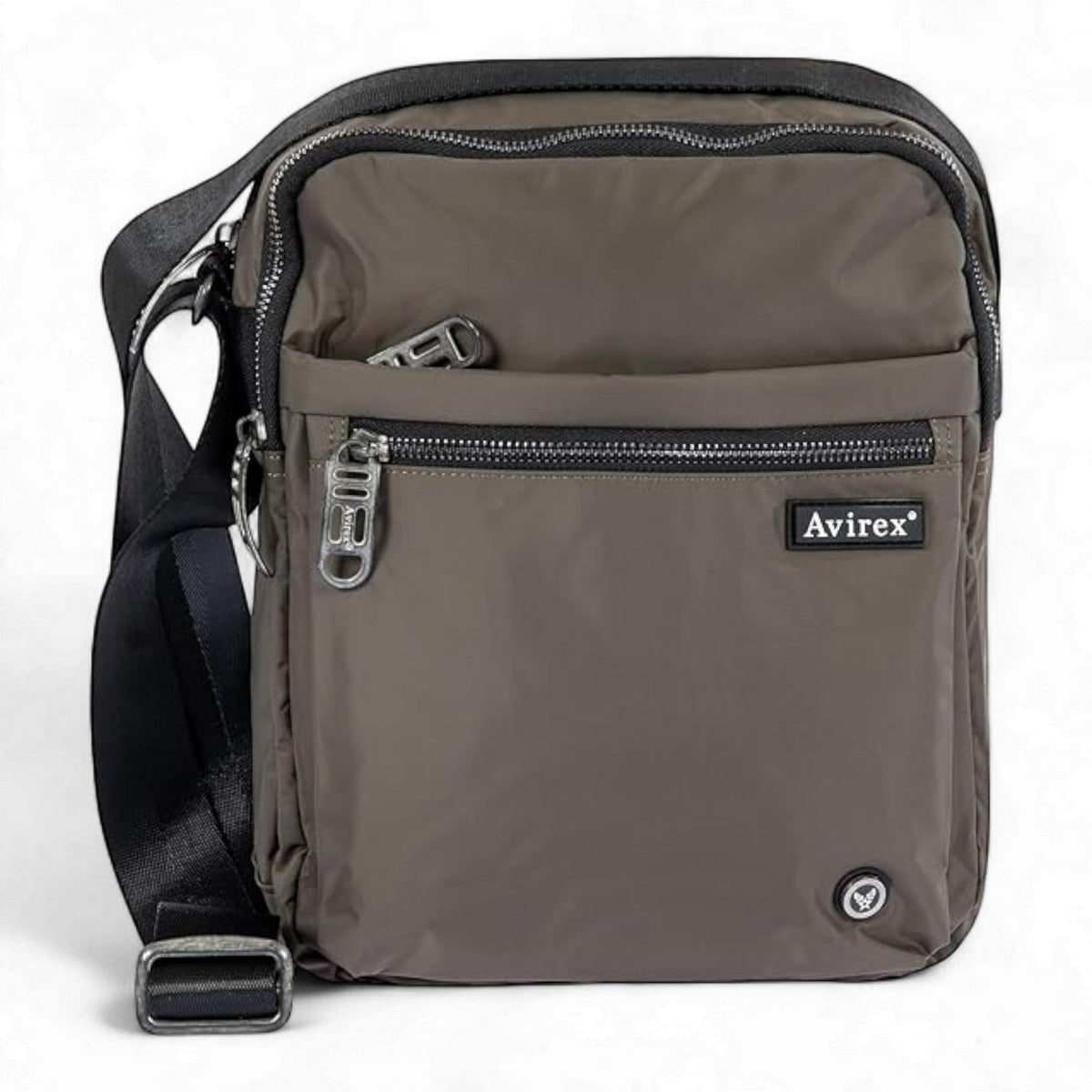 Avirex, Bomber Borsello medio da uomo con tracolla Verde- BMB19-600 - Pelletteria Domizio