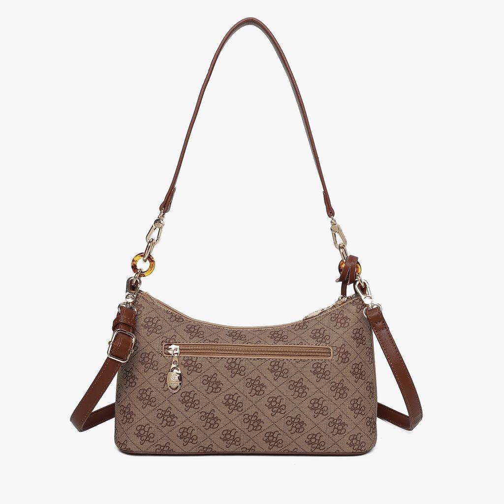 BORSA DONNA BEVERLY HILLS POLO CLUB Art 4664 Marrona - Pelletteria Domizio