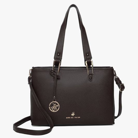 BORSA DONNA BEVERLY HILLS POLO CLUB Art 4670 MORO - Pelletteria Domizio