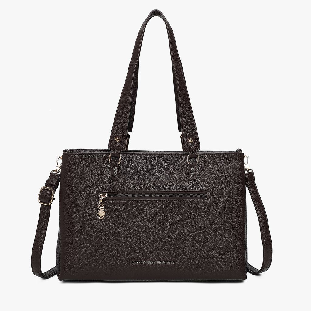 BORSA DONNA BEVERLY HILLS POLO CLUB Art 4670 MORO - Pelletteria Domizio