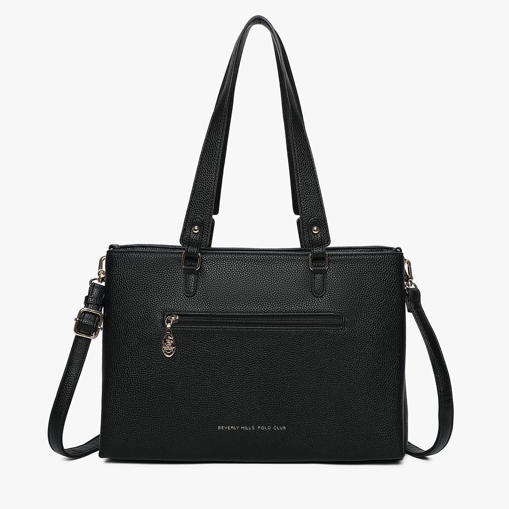 BORSA DONNA BEVERLY HILLS POLO CLUB Art 4670 Nero - Pelletteria Domizio