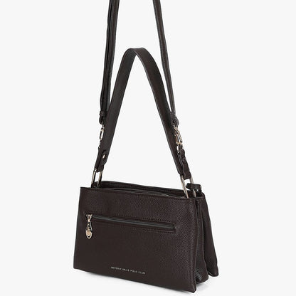 BORSA DONNA BEVERLY HILLS POLO CLUB Art 4671 MORO - Pelletteria Domizio