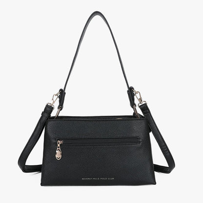 BORSA DONNA BEVERLY HILLS POLO CLUB Art 4671 NERO - Pelletteria Domizio