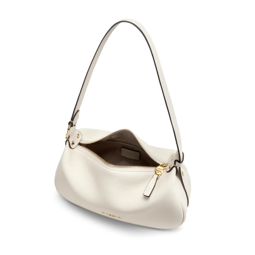 Borsa Nannini Firenze 100% pelle Linea KEIRA MEDIA 18677 Bianca - Pelletteria Domizio