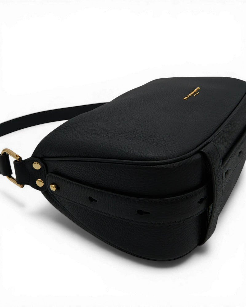 Borsa Nannini Firenze 100% pelle Linea KEIRA MEDIA 18677 Nero - Pelletteria Domizio
