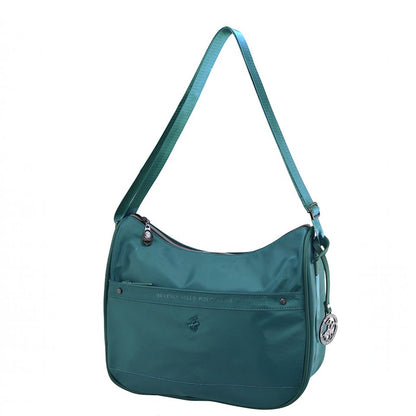 BORSA TRACOLLA IN TESSUTO BEVERLY HILLS POLO CLUB Art. 3530 Petrolio - Pelletteria Domizio