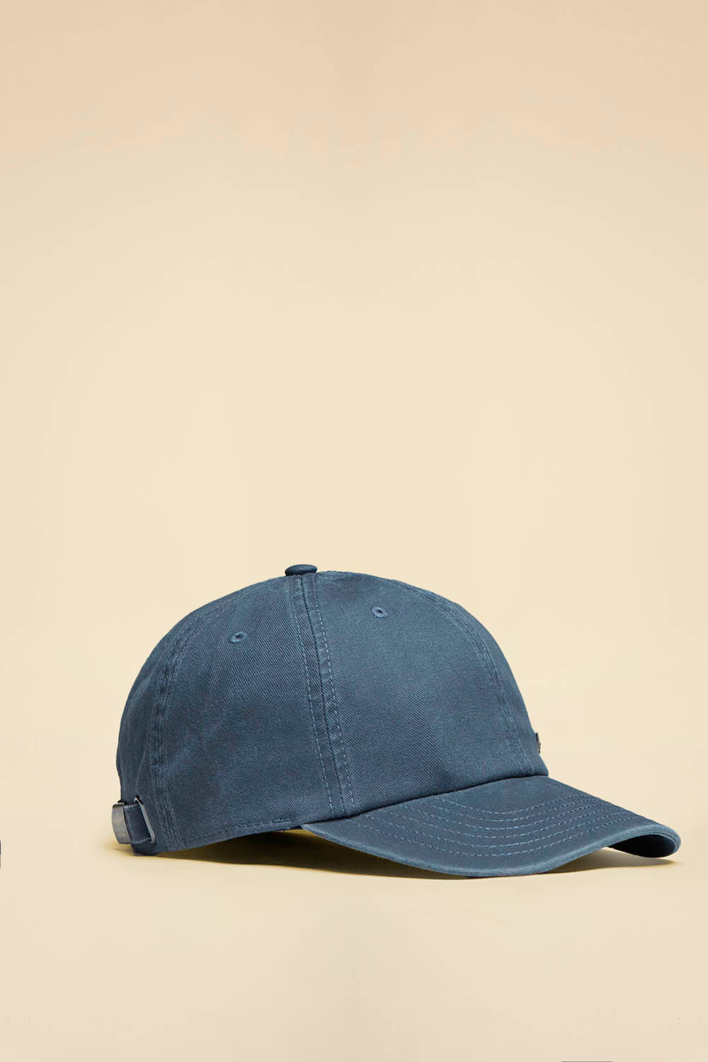 Cappellino con aquila turrita metallica BLU ARDESIA - Pelletteria Domizio
