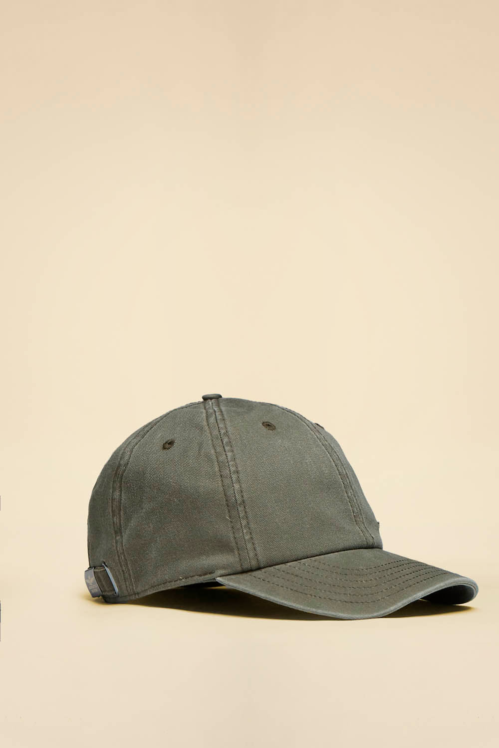 Cappellino con aquila turrita metallica VERDE LAVATO - Pelletteria Domizio