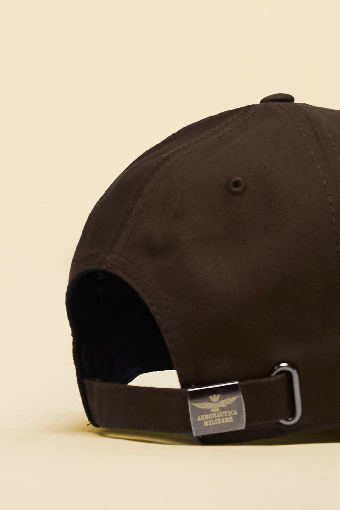 Cappellino con ricamo aquila turrita CASTAGNA - Pelletteria Domizio