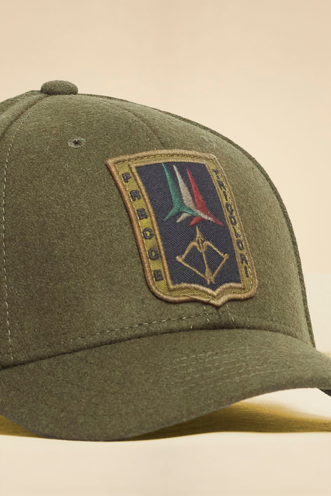 Cappellino Frecce Tricolori in panno - Pelletteria Domizio