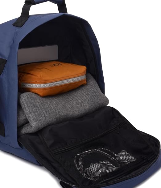 KCB Zaino da Cabina Underseat | Borsa a Mano per Ryanair, Vueling, Easyjet | Zaino da Viaggio Low-Cost | 100% Vegana - Pelletteria Domizio