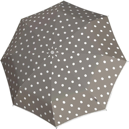 Knirps T.200 Medium Duomatic pois begie - Pelletteria Domizio