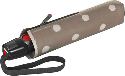 Knirps T.200 Medium Duomatic pois begie - Pelletteria Domizio