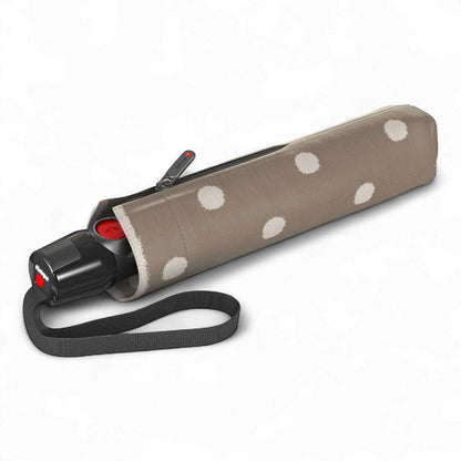 Knirps T.200 Medium Duomatic pois begie - Pelletteria Domizio