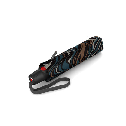 Knirps T.200 Ombrello Duomatic Tiger Blue - Pelletteria Domizio