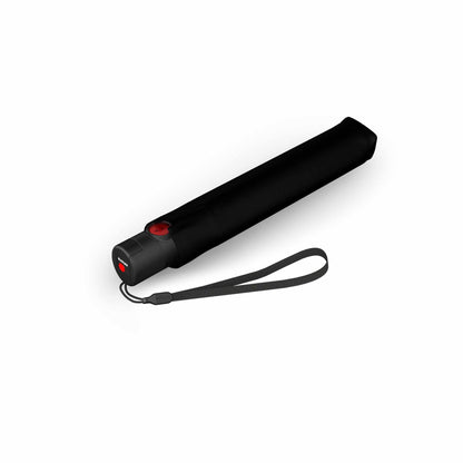 Knirps U.200 Ombrello Duomatic Black - Pelletteria Domizio