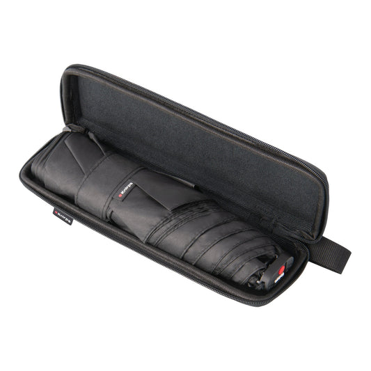 Knirps X4U Ombrello Manuale con custodia Neon Black - Pelletteria Domizio