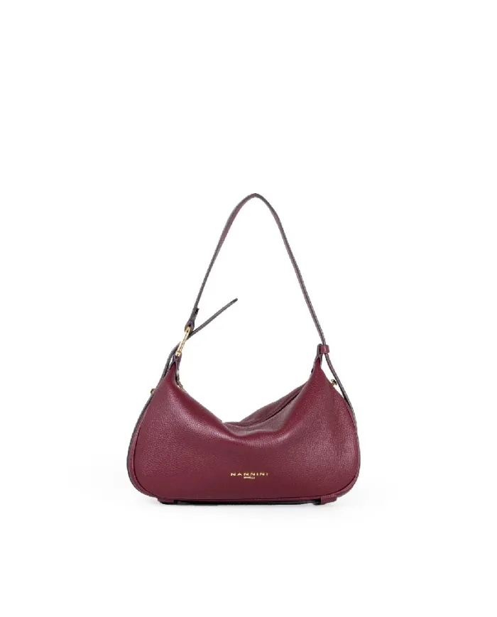 Nannini Borsa piccola in pelle Keira Bordeaux 18677B