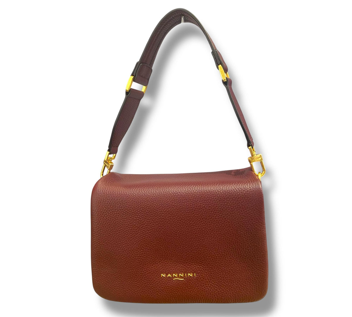 Nannini Firenze BORSA 100% PELLE LINEA BICE ART. 18655 NERO - Pelletteria Domizio
