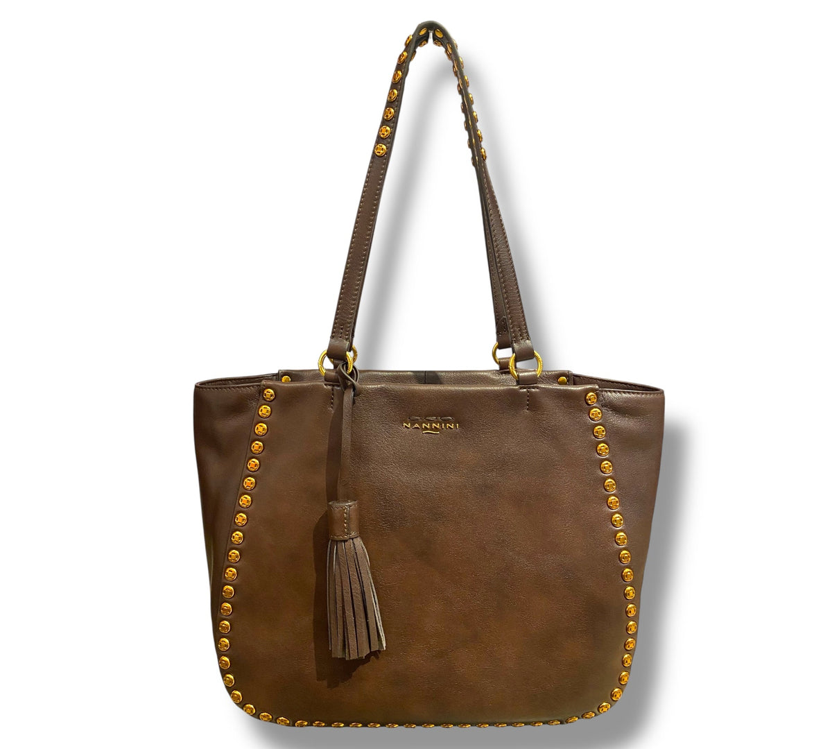 Nannini Firenze BORSA 100% PELLE LINEA Irma ART. 18756 Cuoio - Pelletteria Domizio