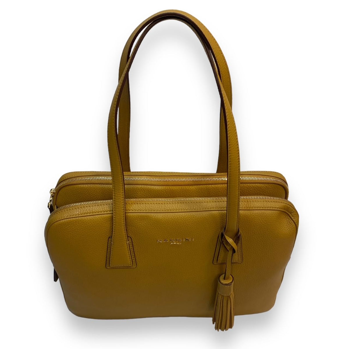 Nannini Firenze Borsa cartella 100% pelle Linea Camilla Art. 18146 (Camel) - Pelletteria Domizio