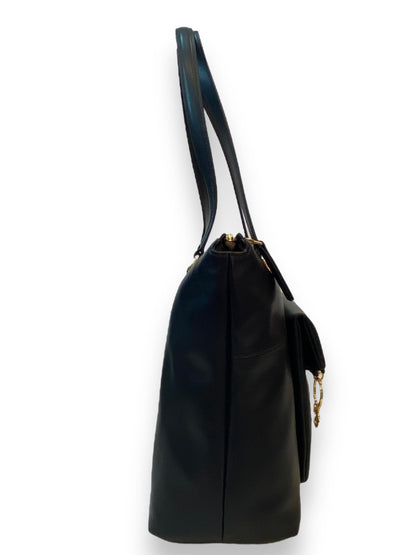 Nannini Firenze Borsa shopper 100% pelle Linea JAMIE art. 17205F (Nero) - Pelletteria Domizio