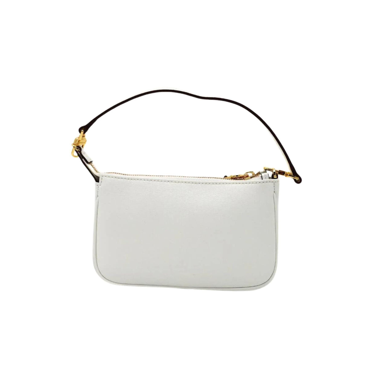 NANNINI Firenze pochette da polso e tracolla – pelle saffiano 19 x 12 x 3,5 cm (Oro) - Pelletteria Domizio