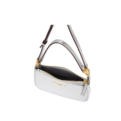 NANNINI Firenze pochette da polso e tracolla – pelle saffiano 19 x 12 x 3,5 cm (Oro) - Pelletteria Domizio