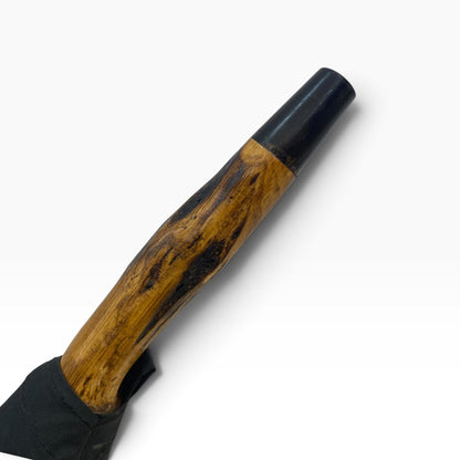Ombrello Bastone intero in legno di Ginestra - Lavorazione artigiamnale Ombrelli Domizio dal 1989 Made in Italy - Pelletteria Domizio