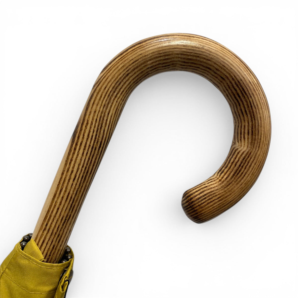 Ombrello Bastone intero in legno di Hickory 10 Stecche - Lavorazione artigiamnale Ombrelli Domizio dal 1989 Made in Italy - Pelletteria Domizio
