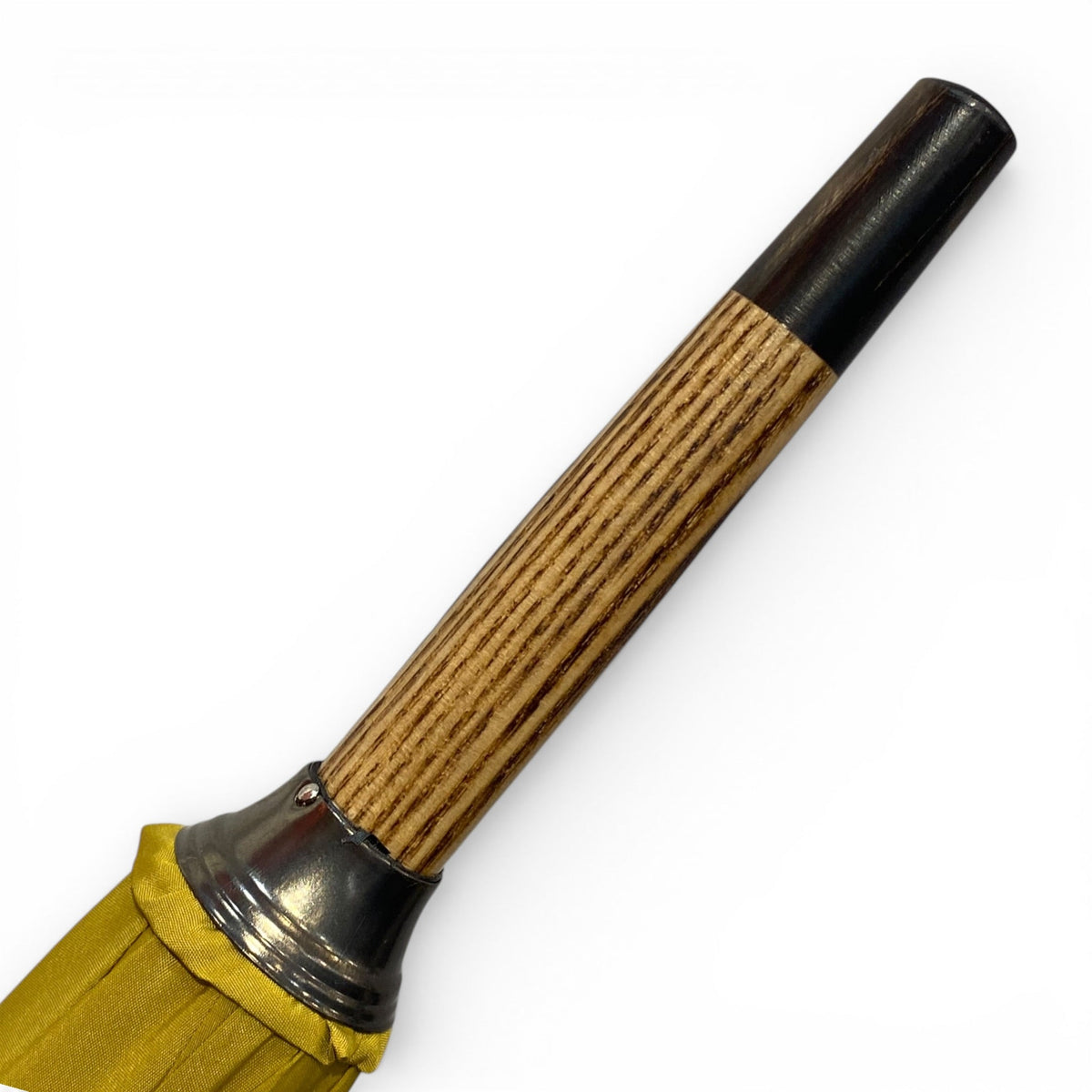 Ombrello Bastone intero in legno di Hickory 10 Stecche - Lavorazione artigiamnale Ombrelli Domizio dal 1989 Made in Italy - Pelletteria Domizio