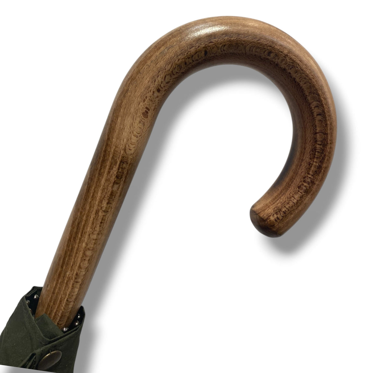 Ombrello Bastone intero in legno di Melo 10 Stecche - Lavorazione artigiamnale Ombrelli Domizio dal 1989 - Pelletteria Domizio