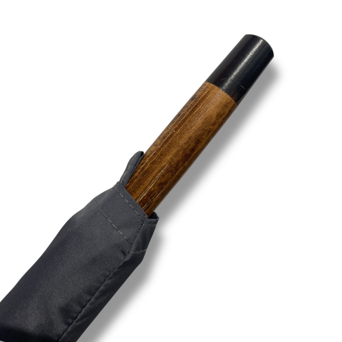 Ombrello Bastone intero in legno di Melo 10 Stecche - Lavorazione artigiamnale Ombrelli Domizio dal 1989 - Pelletteria Domizio